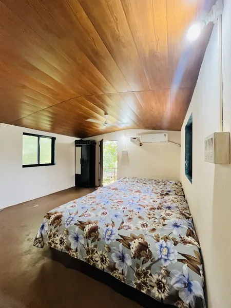 PR ECO STAY FARMHOUSE PANVEL 🛏️ Bedroom